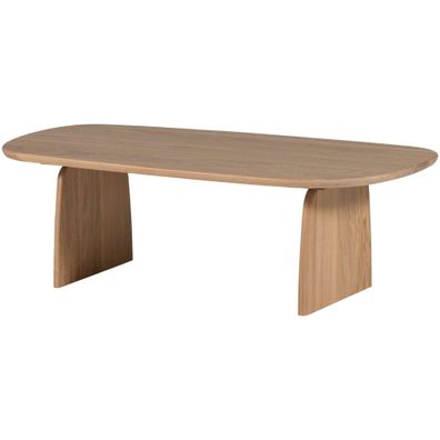 Couchtisch Tablo Eiche FSC, organisches Design, modern, natur, 110 x 60 cm, robust un