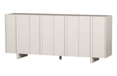 Sideboard Basu aus Kiefernholz, skandinavisches Design, natur hellgrau, 200 cm breit
