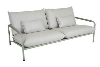 Gartensofa Lerberget von Brafab aus Aluminium und Acryl-Stoff, modern, grün, inkl. Ki