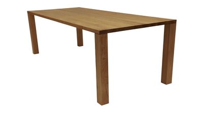 Esstisch Leos Eiche, modernes Design, 200 cm, natur, geeignet für 6?8 Personen