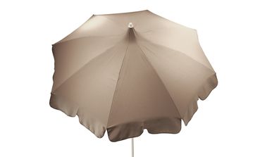 Sonnenschirm Pagoda Polyacryl, modernes Design mit Knickfunktion, taupe, 250 cm