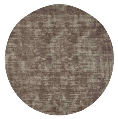 Teppich La Belle aus Viskose, rundes Design, modern, grün, Ø 150 cm, weich und stilvo