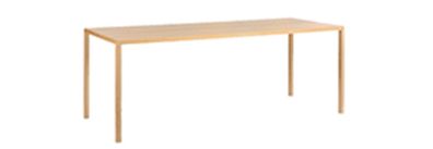 Esstisch Cloud aus Eichenholz, modern und massiv, rechteckig, natur, 200 cm, geeignet