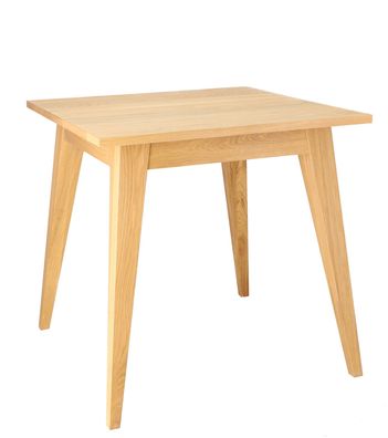 Esstisch Xaver aus Eichenholz, modernes Design, natur, rechteckig, für 4?6 Personen