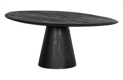 Couchtisch Posture aus Mangoholz, organisches Design, skandinavischer Stil, schwarz,