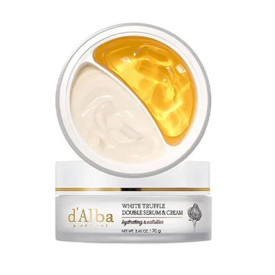 d' lba Doppelserum und Creme mit weiß m Trüffel 70 g