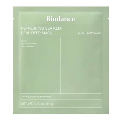 Biodance Erfrischende Seetang Real Deep Maske 34 g