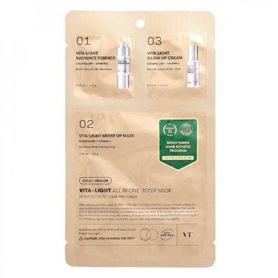 VT Cosmetics Vita-Light All-in-One-Maske mit 3 Schritten 1,5 g + 1,5 g + 25 g