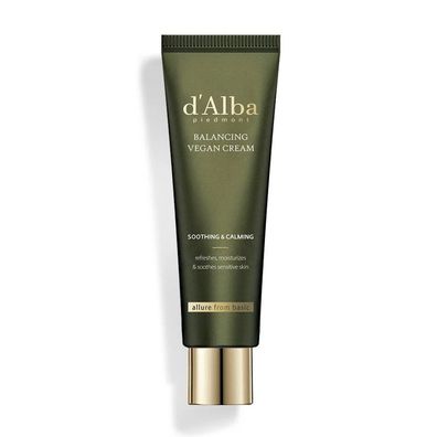 d' lba - Milde, hautausgleichende vegane Creme, 55 ml
