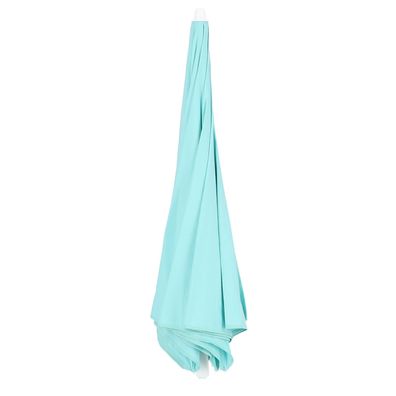 Sonnenschirm Ravenna aus Polyacryl, modern mit Knickelement, Aqua Blau, Outdoor geeig