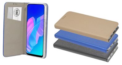 cofi1453® Buch Tasche "Smart" kompatibel mit HUAWEI P40 LITE E Handy Hülle Etui