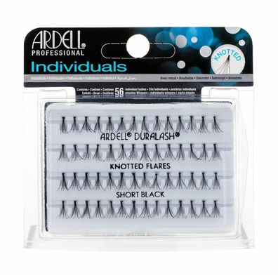 ARDELL Individuell geknüpftes Set von 56 kurzen schwarzen Wimpern