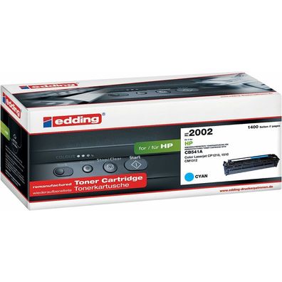 edding EDD-2002 cyan Toner ersetzt HP 125A; Canon CRG716C Canon CRG716C(CB541A)