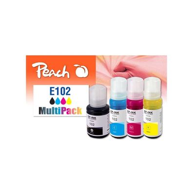 Peach Patrone Epson CISS 102 MultiPack bk, , , remanufactured