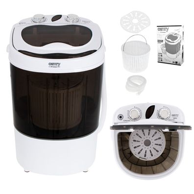 Camry Mini Waschmaschine 3kg Reisewaschmaschine für Camping Wohnwagen Ferienhaus