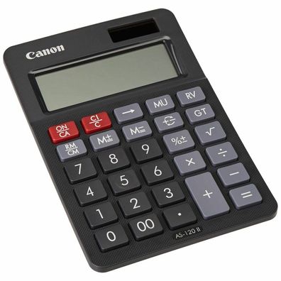 Canon AS-120 II Tischrechner schwarz