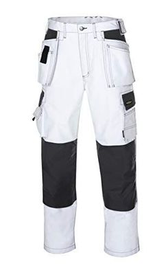 teXXor Arbeitshose aus Twill und Canvas, Weiß