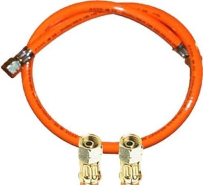Propanschlauch 2 X 1/4&amp; uot; links (300 cm) - Standard (PVC) (für Außengewinde ca