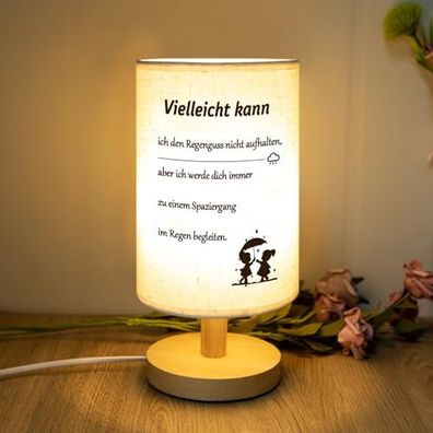 KAAYEE Geschenke für Frauen, Leinen-Tischlampe, Gute-Besserung-Geschenke