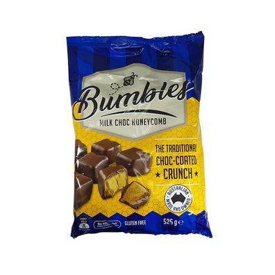 Menz Bumbles Milk Choc Honeycomb - Import 525 g