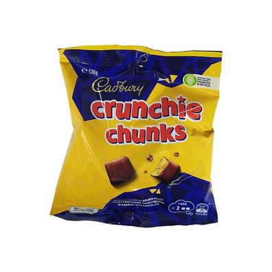 Cadbury Crunchie Chunks Share Bag - Import 130 g