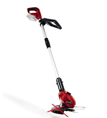 Einhell Akku Rasentrimmer GE-CT 18 Li-Solo, 24 cm, 8500 U/min, mit Flowerguard