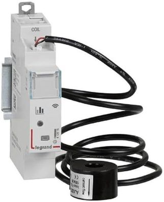 Legrand 199118 Drivia mit Netatmo – Einphasiger Energiezähler, max. 80 A, grau