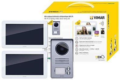 VIMAR Video-Türsprechanlage Set – 7 WiFi Touchscreen &amp; mp; mp; mp; Audio-Panel