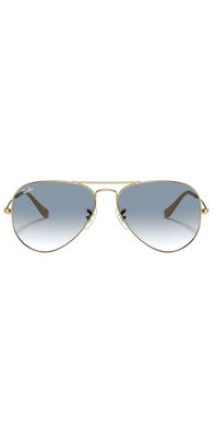 Ray-Ban RB3025 L0205 Aviator Sonnenbrille Gold Grün