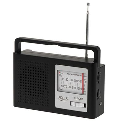 Adler AD 1909 Tragbares AM/FM Radio mit AUX-Eingang & Teleskopantenne