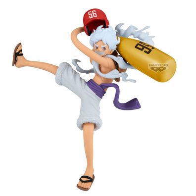 One Piece Monkey D. Ruffy Gear 5 Battle Record Figur 17 cm