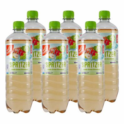 Gut & Günstig Spritzer Traube-Birne (6 x 0,75L) EINWEG