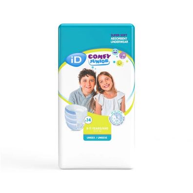 ID Comfy Junior Pants 8-11 Jahre 14 Stück Inkontinenz Einweg Slip Kinder