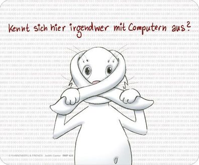 Lustiges Mousepad "Kennt sich hier irgendwer.", Rannenberg & Friends