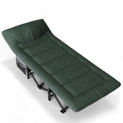 Nordcore Campingbett Premium, Grén-190x68x40cm - max 200kg