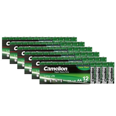 72x Camelion AA Super Heavy Duty Batterien R6 Mignon 1,5V Vorteilspack