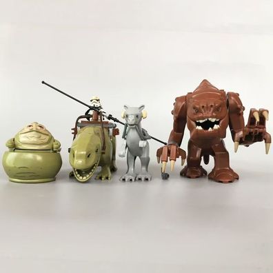 Star Wars Kreatur Minifiguren Jabba Rancor Tauntaun Dewback Figuren Bausteine