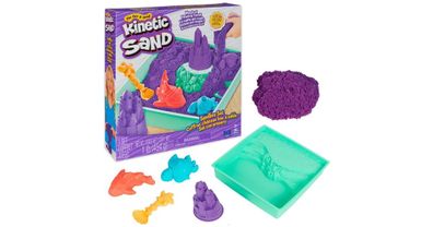 Kinetic Sand - Sandbox Set lila (454 Gramm Sand) - Spinmaster 6067477 - (Spielzeug /