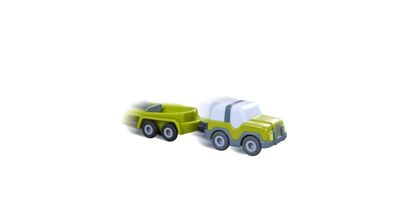 Kullerbü - Geländewagen mit Anhänger (anthrazit/weiß) - HABA 1