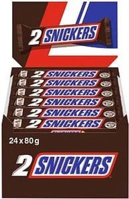 Snickers 2er Pack 24 x 80 g (1,92 kg)