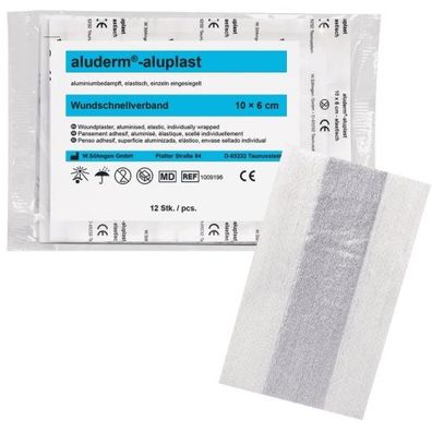aluderm®-aluplast elastisch VBK-Set 10 x 6 cm (12 Stk.)