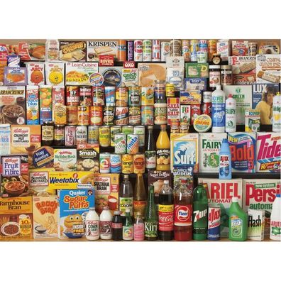 Gibsons Puzzle Jahr 1980: Einkaufswagen 1000 Teile