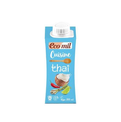 6x EcoMil Ecomil Thai Cuisine (Kulinarische Zubereitung auf der Basis von Kokosmi