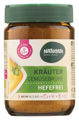 6x Naturata Kräuter Gemüsebrühe hefefrei 200g