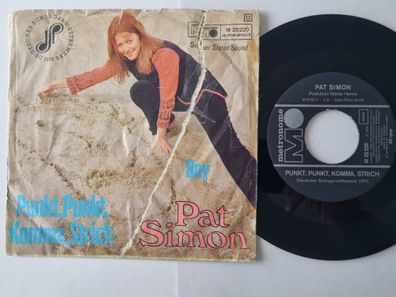 Pat Simon - Punkt, Punkt, Komma, Strich 7'' Vinyl Germany/ WORN COVER!!