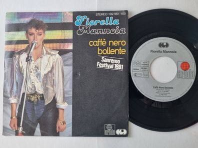 Fiorella Mannoia - Caffè Nero Bollente 7'' Vinyl Germany