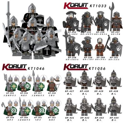 Herr der Ringe Hobbit Custom Lego Spielzeug Mini Figuren Ork Elfe Burg Ritter