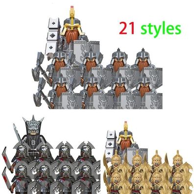 Herr der Ringe Hobbit Zwerg Sauron Elfe Spielzeug Mini Figuren Lego Spielzeug Modell