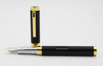 Diplomat Premium Füllhalter Nexus Black/Gold, vergoldete Feder