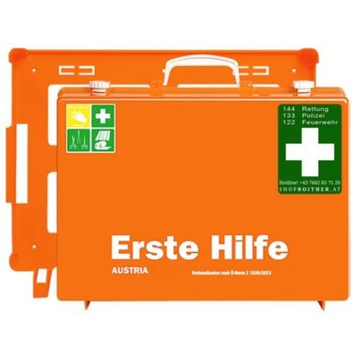 Erste Hilfe Koffer Austria ÖNORM Z 1020:2025